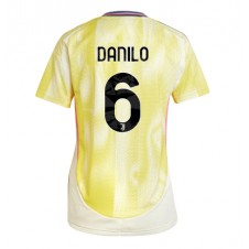 Juventus Danilo Luiz #6 Bortatröja Dam 2024-25 Korta ärmar